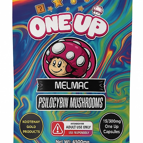 Melmac mushroom capsules for microdose mushrooms – 300mg psilocybin capsules