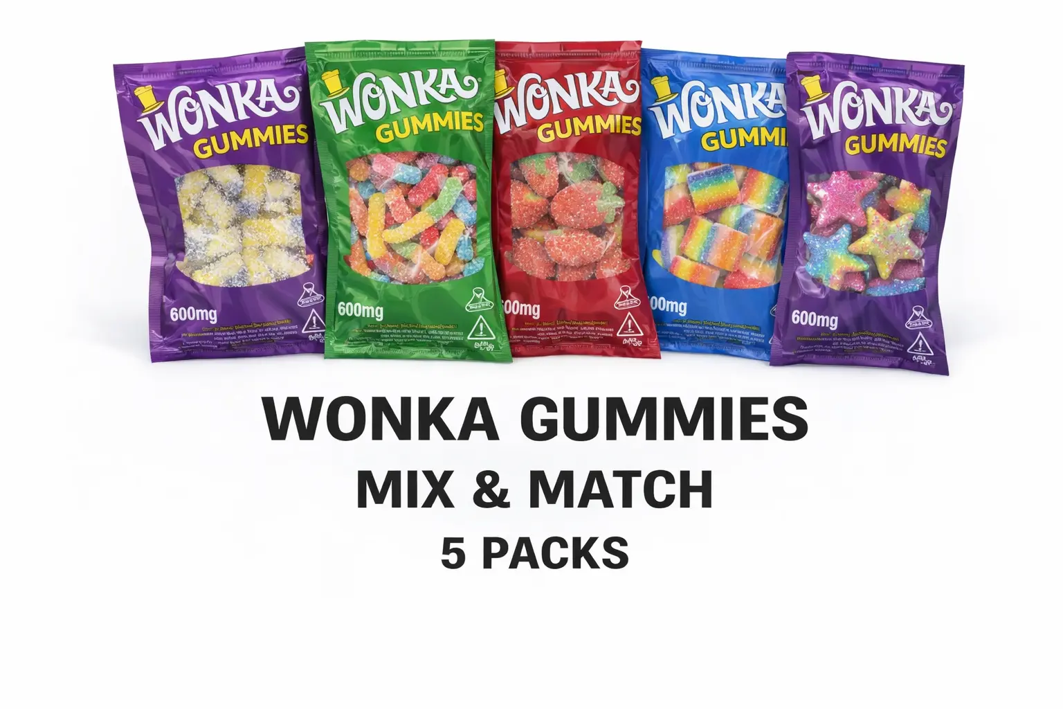 Mix & Match Gummy Bundle – 600mg THC
