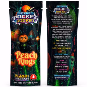 heavenpeak.com | 3+ Slaps Pocket Rocket Vapes – Mix & MatchSlaps Pocket Rocket – Peach Rings (2G Live Resin Vape)