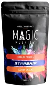heavenpeak.com | Microdose Mushrooms Guide pageMagic-Mushroom-Variety-Pack-3-227×400-1 Party Pack | Scooby | Dragon | Starship - Microdose Capsules - (12 x 500mg)