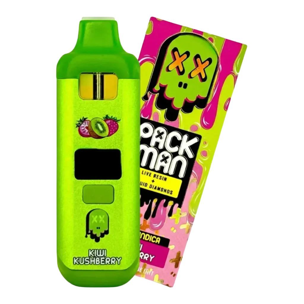 Kiwi Kushberry Packman Disposable Vape