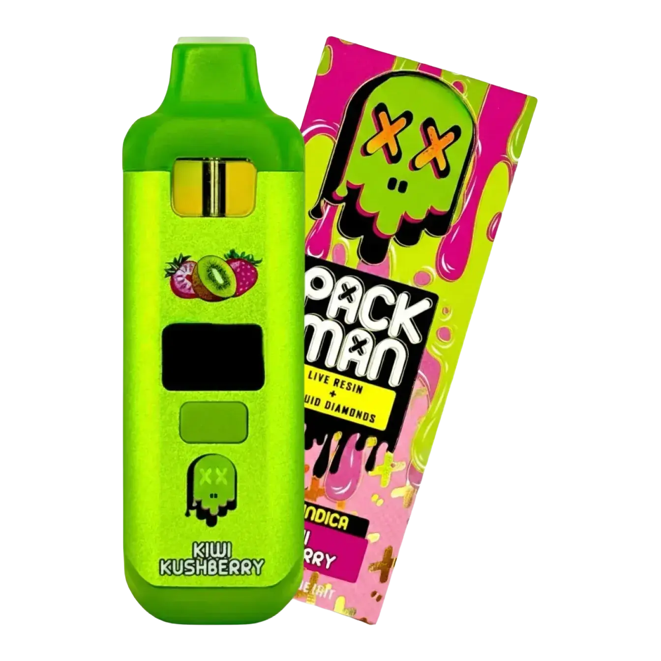 Kiwi Kushberry Packman Disposable Vape