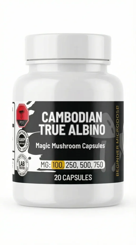 Cambodian True Albino Microdose Capsules
