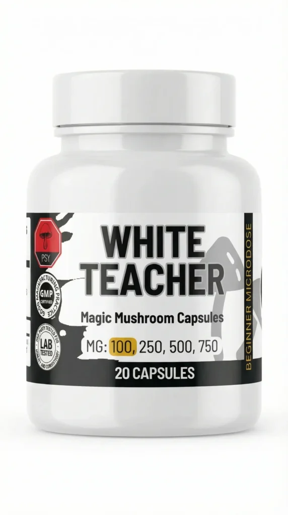 White Teacher Microdose Capsules